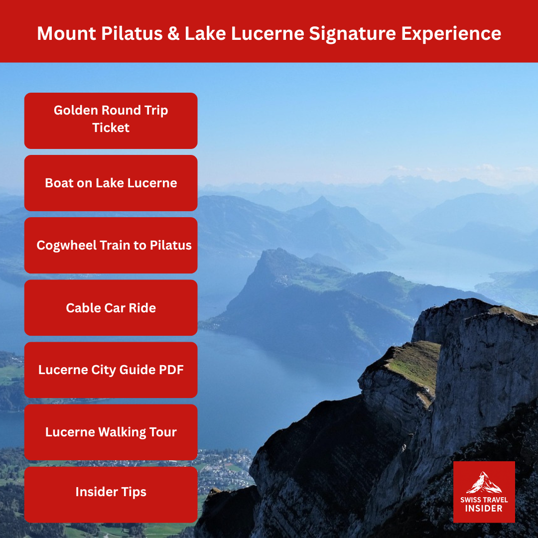 Mount Pilatus & Lake Lucerne Signature Experience – Scenic Cruise & Alpine Railway